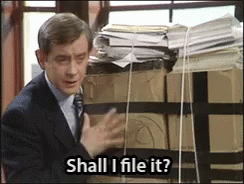 Filing Shall I File It GIF