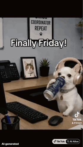 Finally Friday Dog Friday Alani GIF
