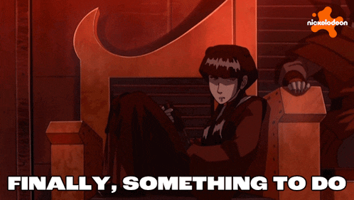 Finally Something To Do Mai GIF