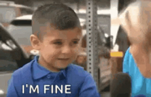 Fine Happy Sad GIF