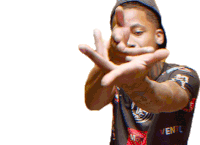 Finger Gun Justin Rarri Sticker
