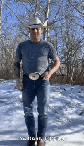 Finger Guns Cowboy GIF