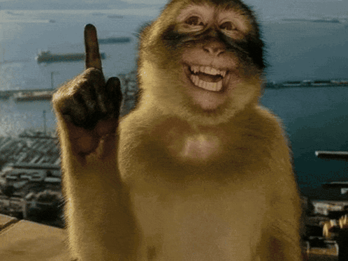 Finger Up Aha GIF
