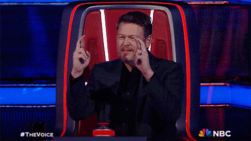 Fingers Crossed Blake Shelton GIF