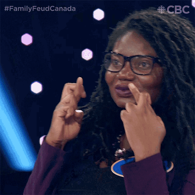 Fingers Crossed Family Feud Canada GIF