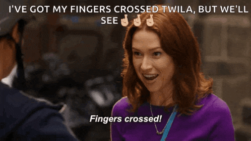 Fingers Crossed So Much Win GIF