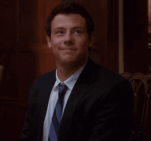 Finn Hudson Nodding GIF