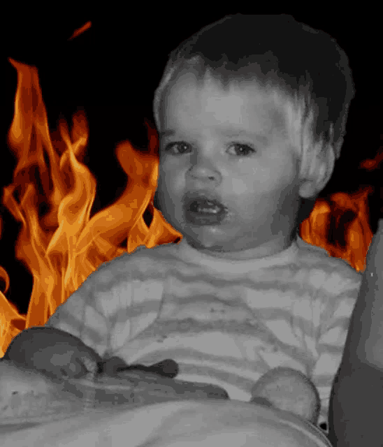 Fire Baby Crying Meme