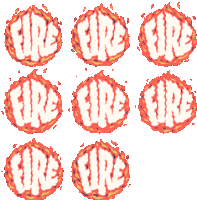 Fire Sticker