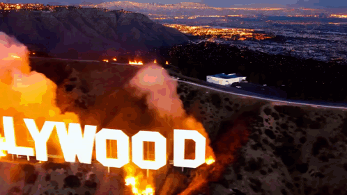 Fire Hollywood GIF