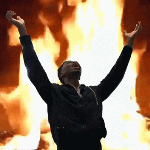 Fire Man Fire GIF