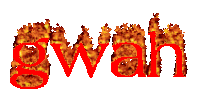 Fire Text Cool Text Sticker