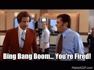 Fired Anchorman GIF