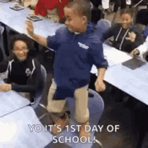 First Day Of School GIF