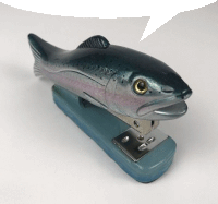 Fish Speech Bubble Sticker