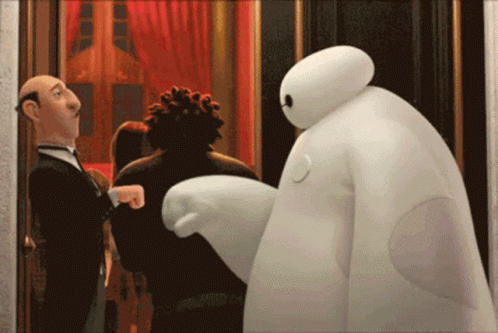 Fist Bump Big Hero6 GIF. This 498 x 333 animated GIF is part of our big hero 6 fist bump collection. Created by Spiderbat36. View the original animation…