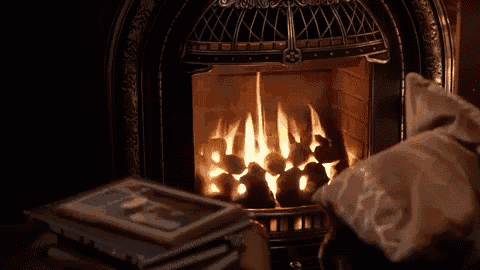 Flame Book GIF