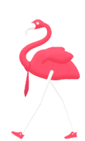 Flamingo Fabulous Sticker