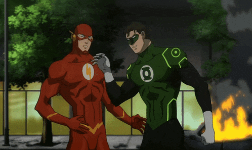 Flash Greenlantern GIF