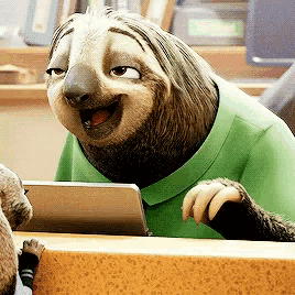 Flash Slothmore Zootopia GIF