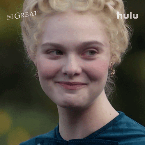 Flattered Catherine GIF