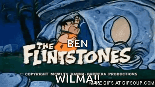 Flintstones Door GIF