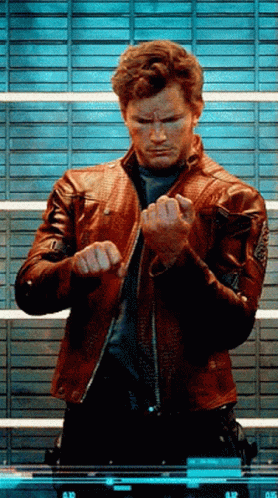 Flipping Off Star Lord GIF