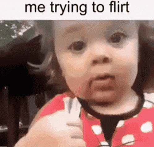 Flirt Awkward GIF