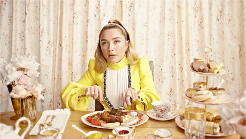 Florence Pugh Eat GIF