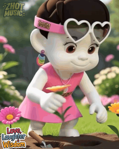 Flower Girl Aesthetic Holding Flowers GIF