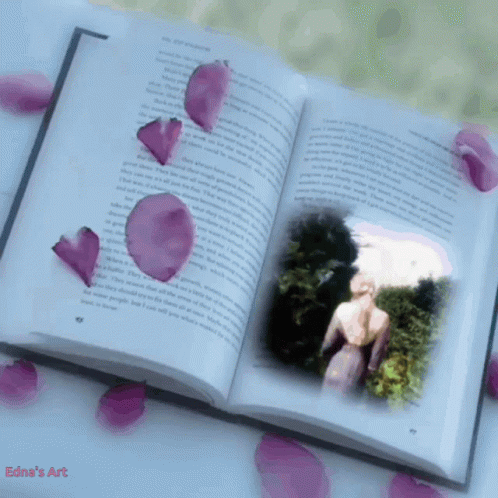 Flowers Book GIF