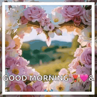 Flowers Flower Heart GIF
