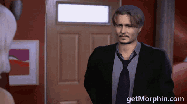 Flowers Johnny Depp GIF