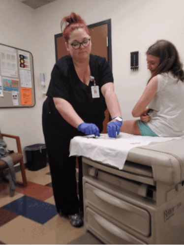Flu Shot Nurse GIF