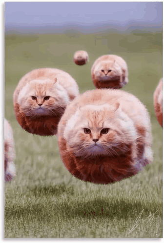 Flying Cat GIF