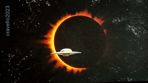 Flying Saucer Spaceship GIF
