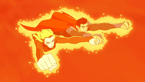 Flying Superman GIF