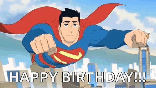Flying Superman GIF