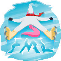 Fml Unicorn Life Sticker