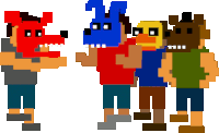 Fnaf Five Nights At Freddys Mask Sticker