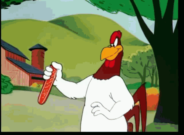 Foghorn Leghorn Explode GIF