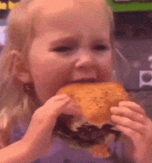 Food Cute Girl Kid Eating GIF