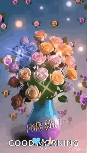 For You Bouquet De Fleurs GIF