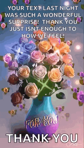 For You Bouquet De Fleurs GIF
