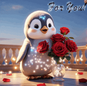 For You Penguin GIF