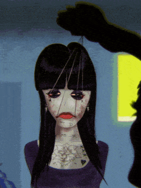 Forced Smile Creepy Smile GIF