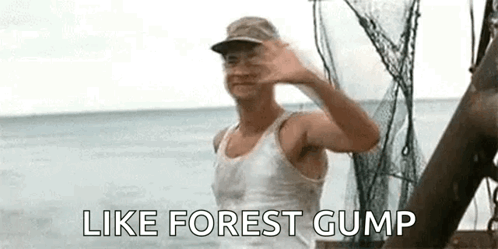 Forest Gump Wave GIF
