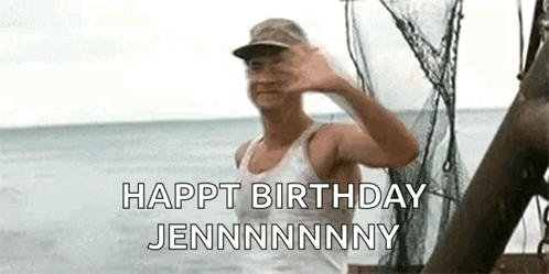 Forest Gump Wave GIF. This 498 x 249 animated GIF is part of our happy birthday jenny collection. Related themes include funny, goofy, hello. Created by…