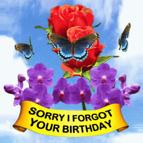 Forgot Your Birthday Forgotten Birthday GIF. This 498 x 498 animated GIF is part of our herzlichen gluckwunsch geburtstag collection. Related themes include…