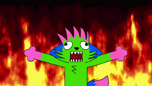 Forsaken Nyanwolf GIF. This 498 x 281 animated GIF is part of our pizza fire collection. Related themes include fire. Created by VampireDog. View the…